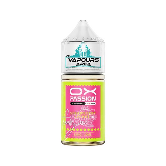 OX PASSION NIC SALT – STRAWBERRY LYCHEE FREEZE – 30ML (35MG-55MG)