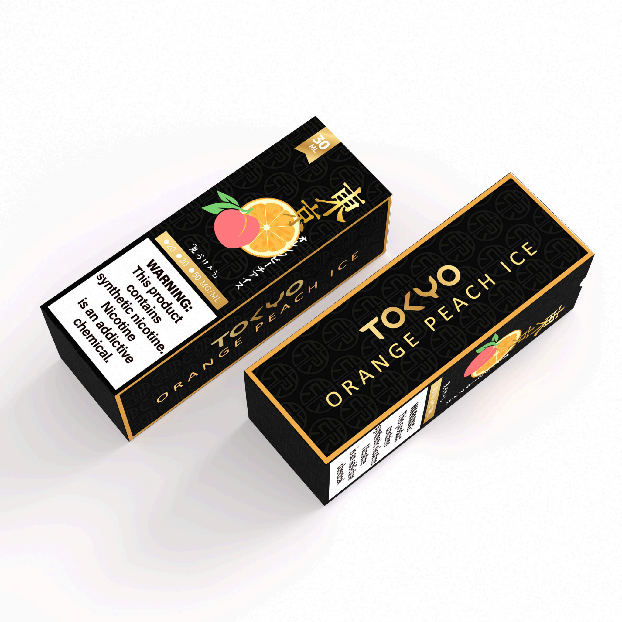 TOKYO GOLDEN SERIES NIC SALT – ORANGE PEACH ICED – 30ML (20MG-30MG-50MG) - Buy Online Vape On Best Prices From Pakistan Vape Shop | De Vapors Area