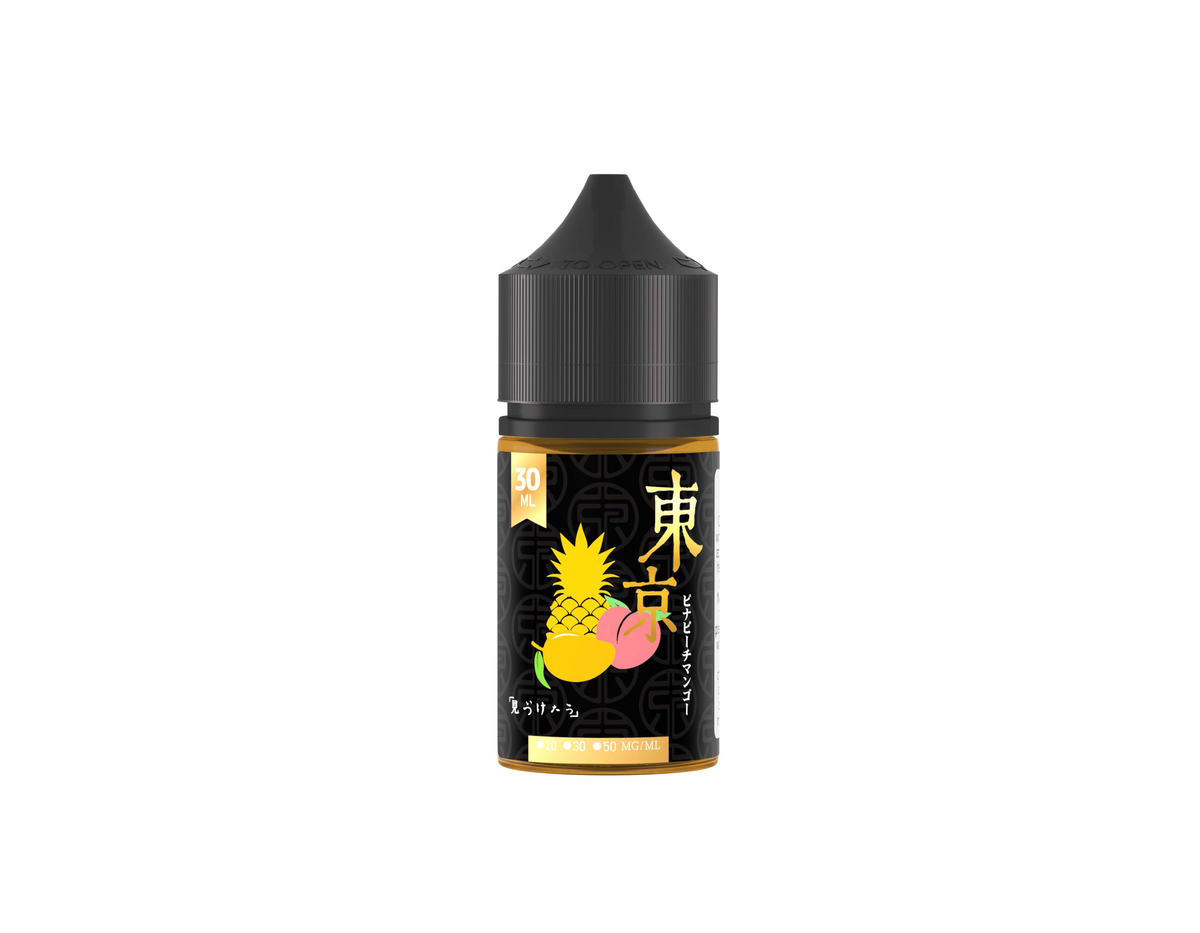 TOKYO GOLDEN SERIES NIC SALT – ICED PINA PEACH MANGO – 30ML (20MG-30MG-50MG) - Buy Online Vape On Best Prices From Pakistan Vape Shop | De Vapors Area