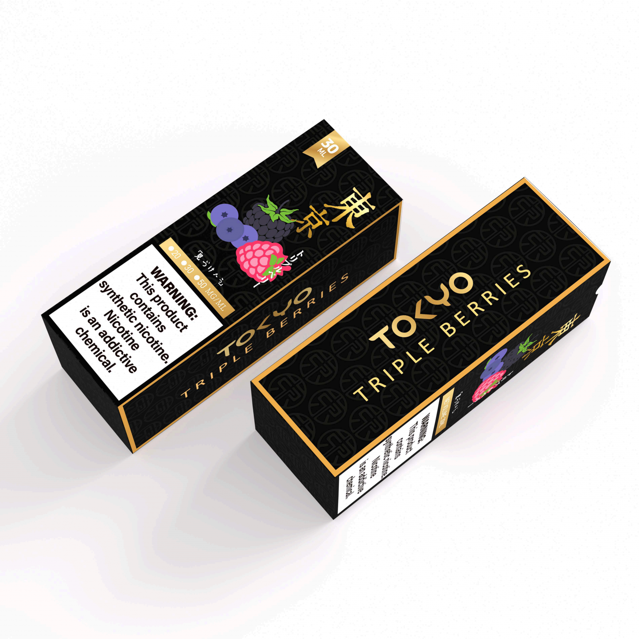 TOKYO GOLDEN SERIES NIC SALT – ICED TRIPLE BERRIES – 30ML (20MG-30MG-50MG) - Buy Online Vape On Best Prices From Pakistan Vape Shop | De Vapors Area