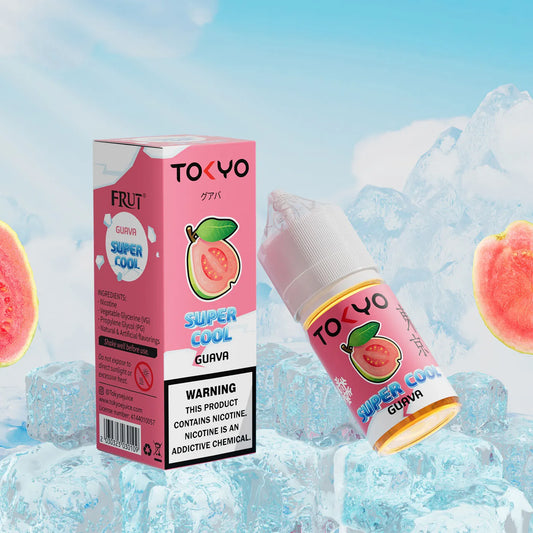 TOKYO SUPER COOL NIC SALT SERIES – GUAVA ICED – 30ML (35MG-50MG)