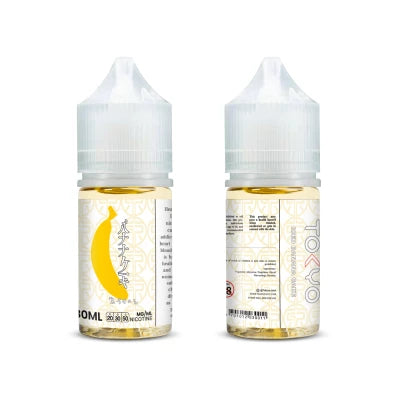 TOKYO E-LIQUIDS NIC SALT – ICED BANANA CAKE SALT – 30ML (30MG-50MG) - Buy Online Vape On Best Prices From Pakistan Vape Shop | De Vapors Area