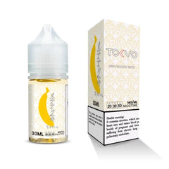 TOKYO E-LIQUIDS NIC SALT – ICED BANANA CAKE SALT – 30ML (30MG-50MG) - Buy Online Vape On Best Prices From Pakistan Vape Shop | De Vapors Area