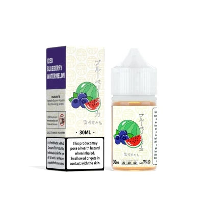 TOKYO E-LIQUIDS NIC SALT – ICED BLUEBERRY WATERMELON – 30ML (20MG-30MG-50MG) - Buy Online Vape On Best Prices From Pakistan Vape Shop | De Vapors Area