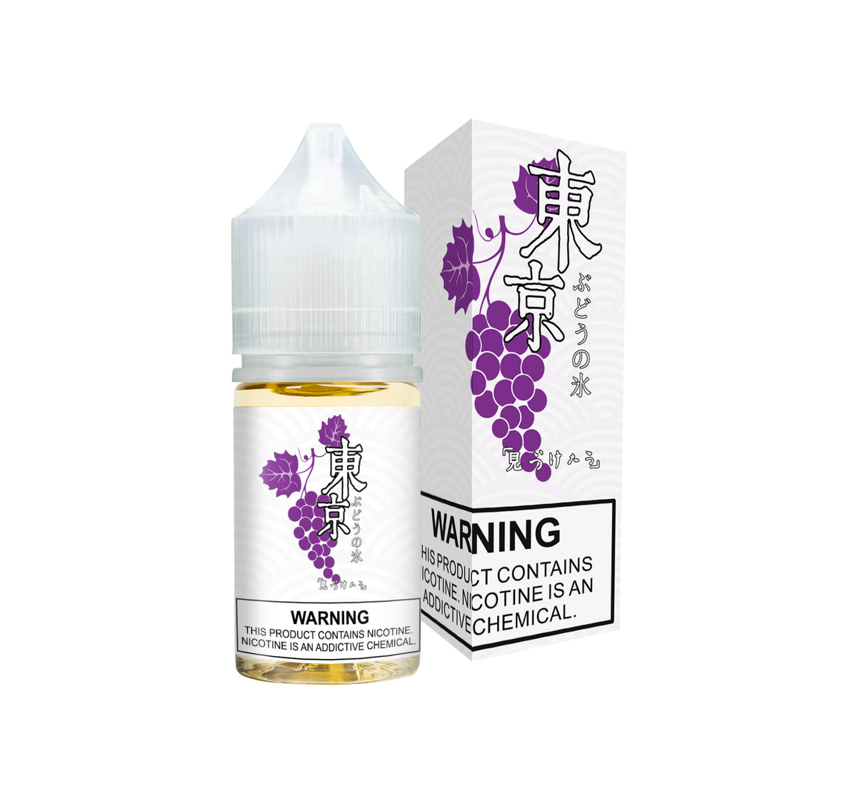 TOKYO E-LIQUIDS NIC SALT – ICED GRAPE – 30ML (30MG-50MG) - Buy Online Vape On Best Prices From Pakistan Vape Shop | De Vapors Area