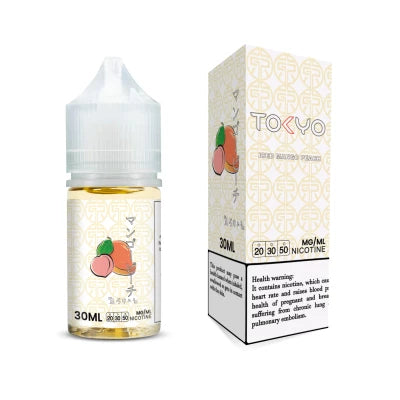 TOKYO E-LIQUIDS NIC SALT – ICED MANGO PEACH – 30ML (20MG-30MG-50MG) - Buy Online Vape On Best Prices From Pakistan Vape Shop | De Vapors Area