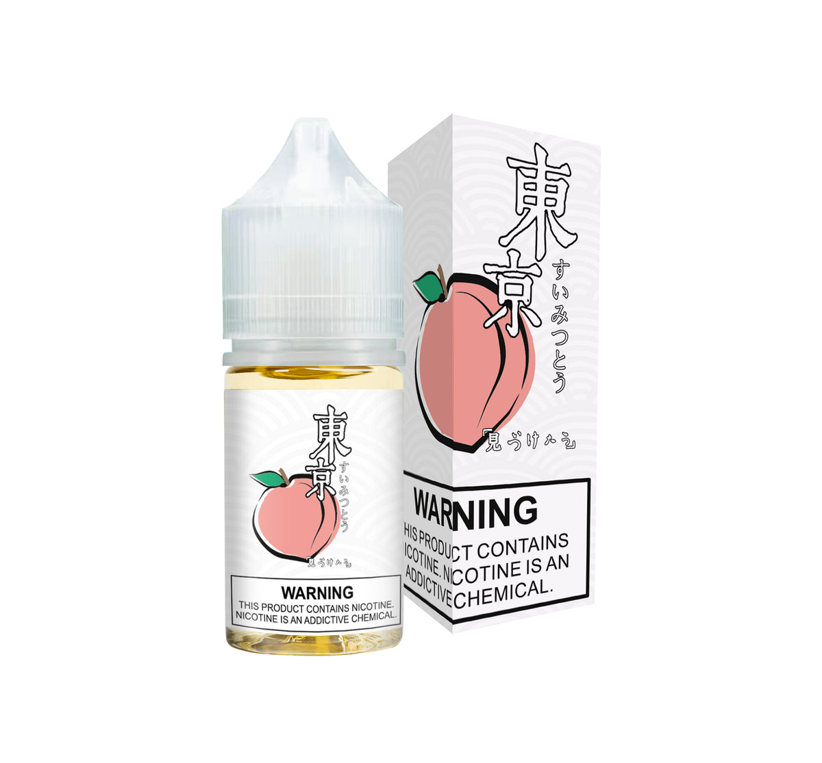 TOKYO E-LIQUIDS NIC SALT – ICED PEACH – 30ML (20MG-30MG-50MG) - Buy Online Vape On Best Prices From Pakistan Vape Shop | De Vapors Area