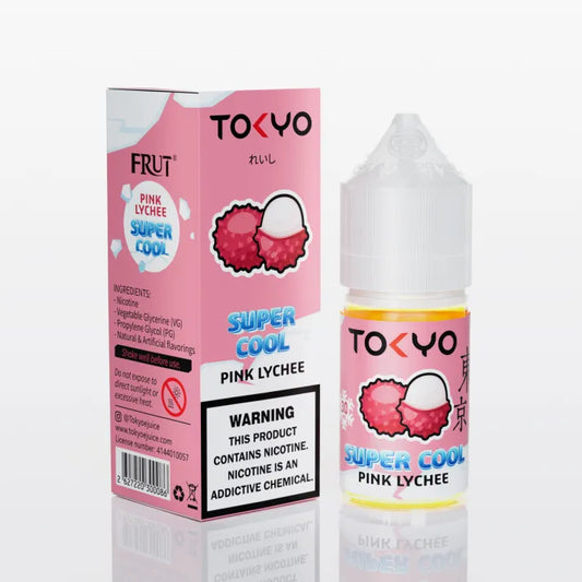 TOKYO SUPER COOL NIC SALT SERIES – PINK LYCHEE ICED – 30ML (35MG-50MG)