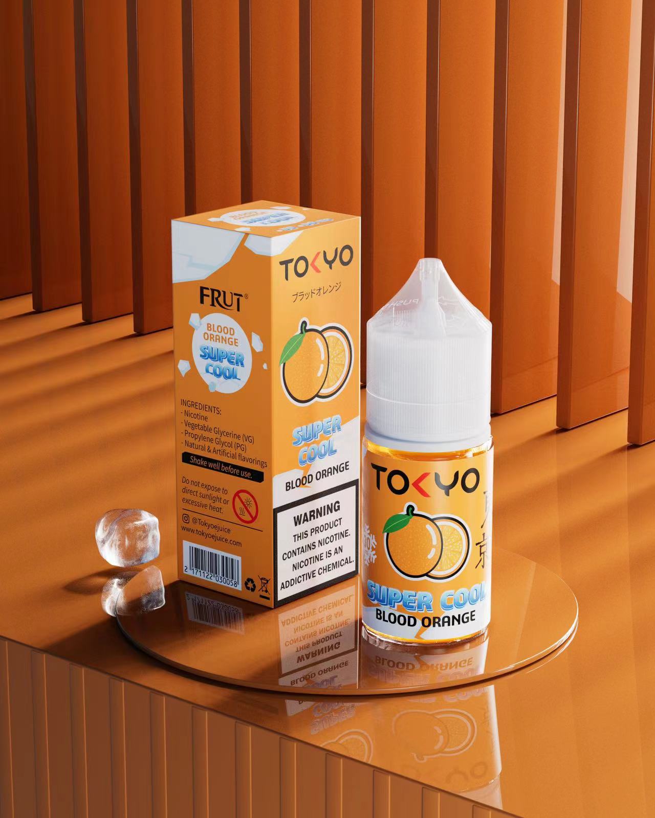 TOKYO SUPER COOL NIC SALT SERIES – BLOOD ORANGE ICED – 30ML (35MG-50MG) - Buy Online Vape On Best Prices From Pakistan Vape Shop | De Vapors Area