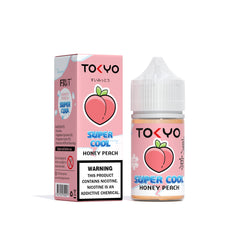 TOKYO SUPER COOL NIC SALT SERIES – HONEY PEACH ICED – 30ML (35MG-50MG) - Buy Online Vape On Best Prices From Pakistan Vape Shop | De Vapors Area