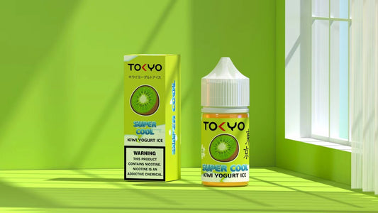 TOKYO SUPER COOL NIC SALT SERIES – KIWI YOGURT ICED – 30ML (35MG-50MG) - Buy Online Vape On Best Prices From Pakistan Vape Shop | De Vapors Area