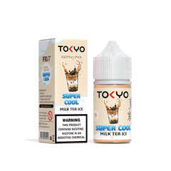 TOKYO SUPER COOL NIC SALT SERIES – MILK TEA ICED – 30ML (35MG-50MG) - Buy Online Vape On Best Prices From Pakistan Vape Shop | De Vapors Area