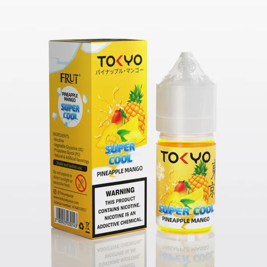 TOKYO SUPER COOL NIC SALT SERIES – PINEAPPLE MANGO ICED – 30ML (35MG-50MG)