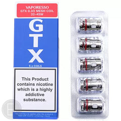 VAPORESSO GTX REPLACEMENT COILS