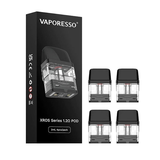 VAPORESSO XROS REPLACEMENT PODS – 0.8 OHMS & 1.2 OHMS (2ML)