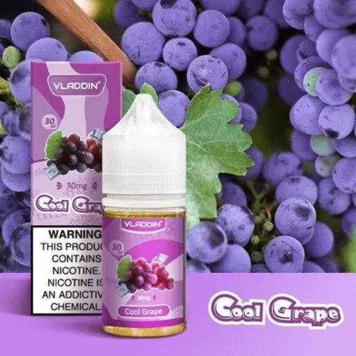 VLADDIN NIC SALT – COOL GRAPE ICE – 30ML (30MG-50MG)