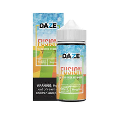 YELLOW GREEN RED MANGO ICED – 7 DAZE FUSION SERIES – 100ML (3MG-6MG)